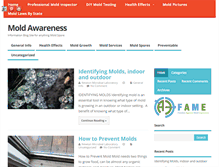 Tablet Screenshot of mold-awareness.org